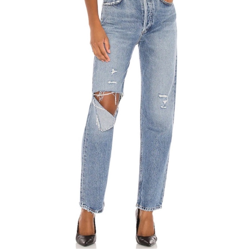 AGOLDE Distressed Blue Jeans